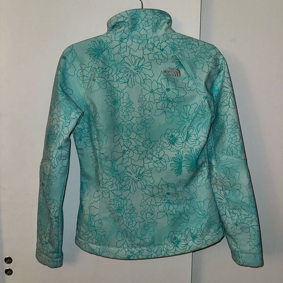 North Face Women’s Apex Bionic Climateblock Jacket Blue Floral XS EUC - Picture 6 of 14